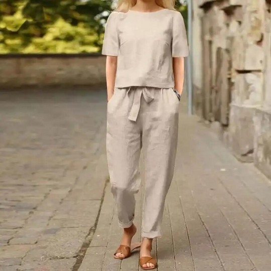 Monica | Linen Comfy Jumpsuit