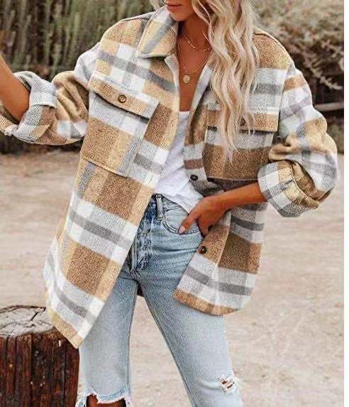 Mae | Trendy Plaid Shirt