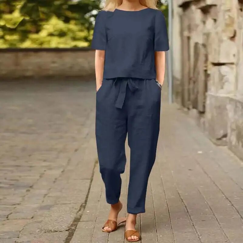 Monica | Linen Comfy Jumpsuit