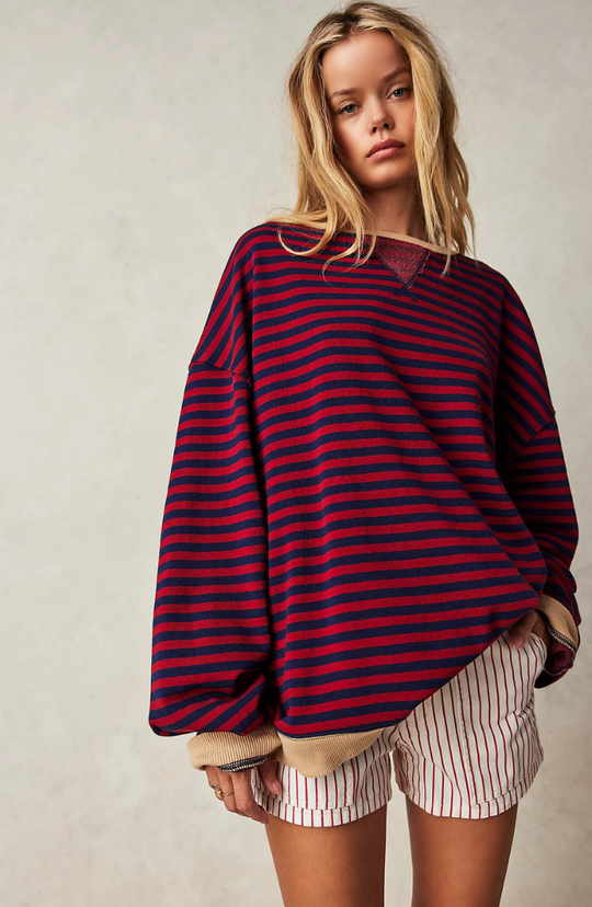 Mara | Casual Striped Pullover