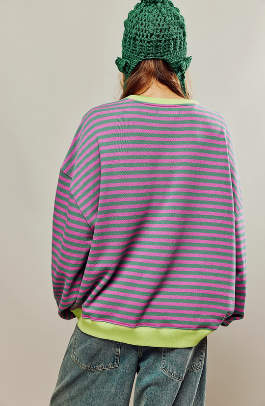 Mara | Casual Striped Pullover