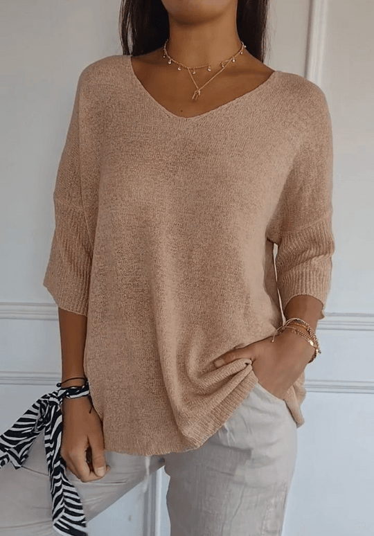 Sophia | Elegant Knitted Shirt