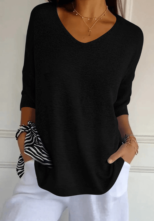 Sophia | Elegant Knitted Shirt