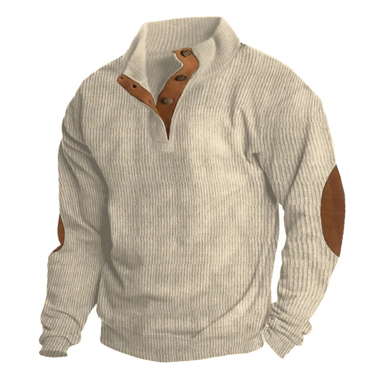 Simon | Comfortable Sweatshirt Stand-Up Collar