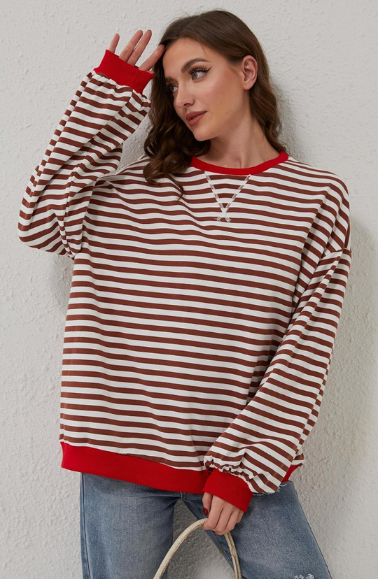 Mara | Casual Striped Pullover