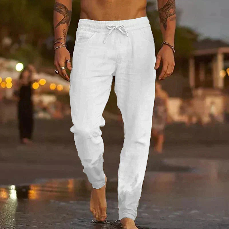 Philip | Relaxed Fit Linen Pants