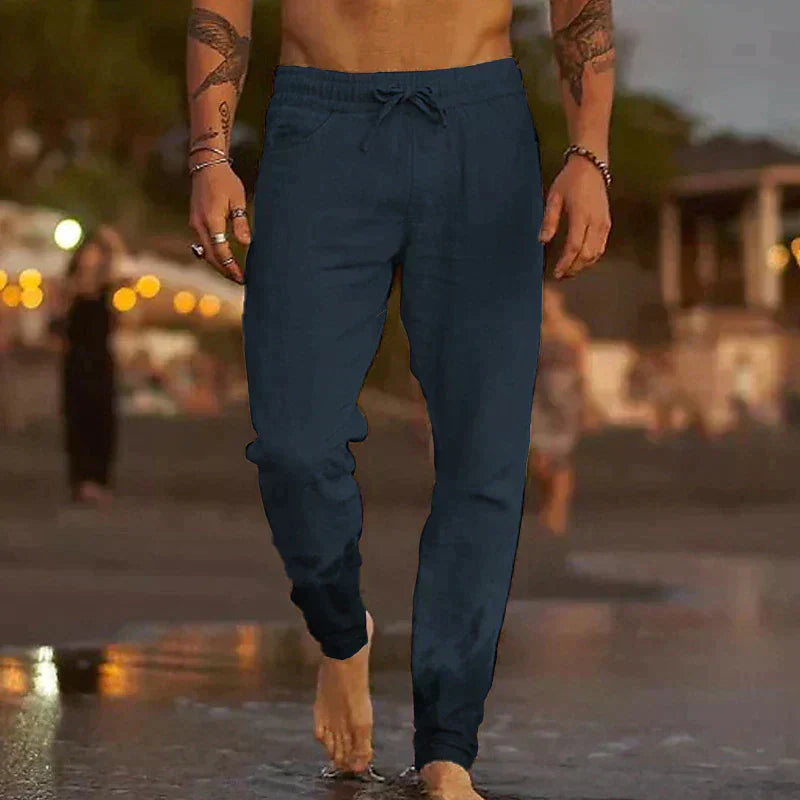 Philip | Relaxed Fit Linen Pants