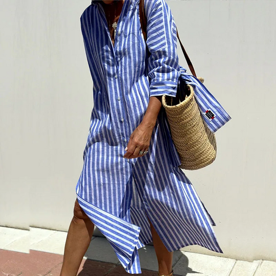 Sofi | Striped Blouse Dress