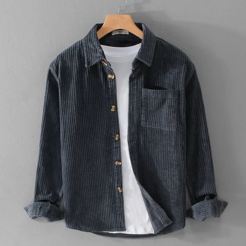 Dylan | Corduroy Button-Up Shirt