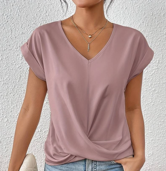 Lisan | V-Neck T-Shirt Summer & Classy