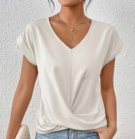 Lisan | V-Neck T-Shirt Summer & Classy