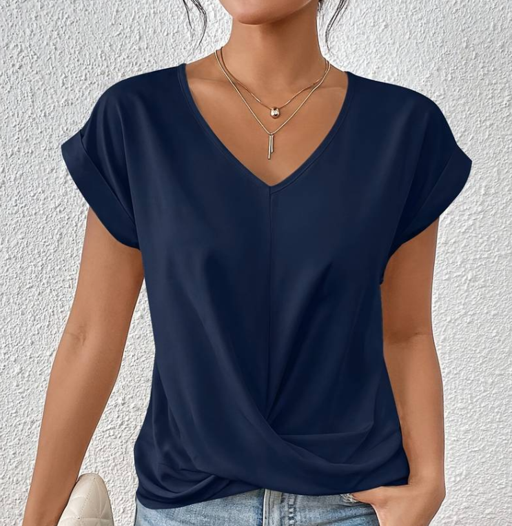 Lisan | V-Neck T-Shirt Summer & Classy