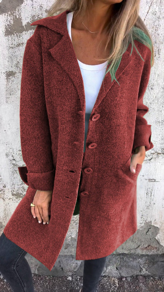 Flower | Relaxed long coat