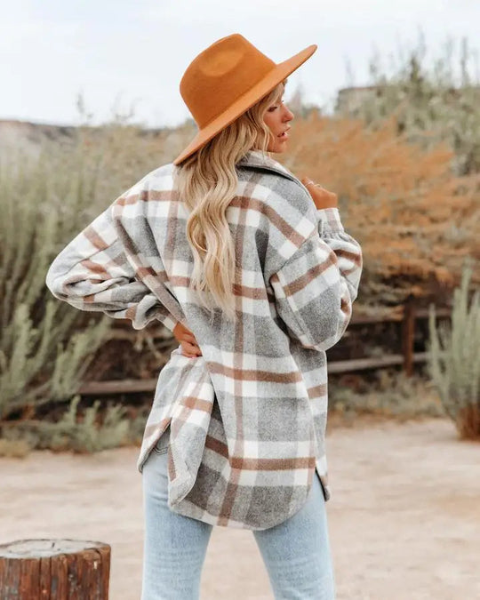 Mae | Trendy Plaid Shirt