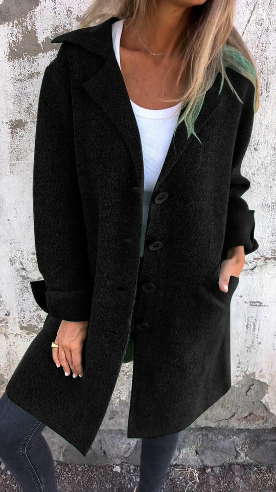 Flower | Relaxed long coat