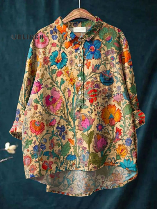 Ron | Casual Floral Shirt Cotton