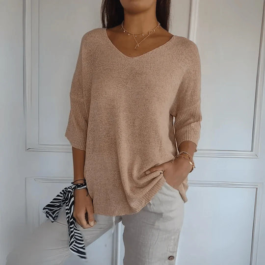 Laurine | Elegant Knitted Shirt