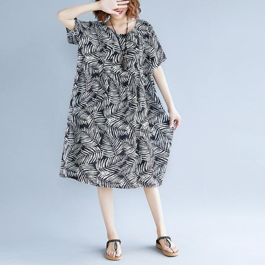 Vera | Cotton Linnen Dress Plus Size Clothing