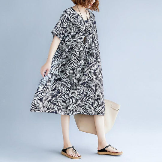 Vera | Cotton Linnen Dress Plus Size Clothing